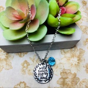 Wild Heart Gypsy Soul Pendant Necklace 💙🔮💫
